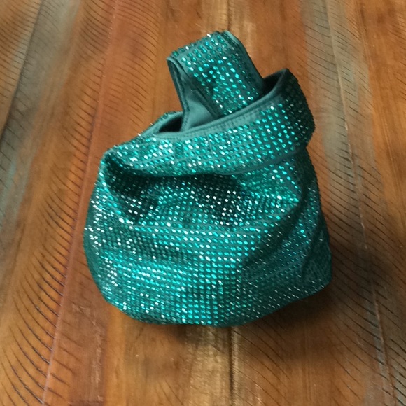 J. Crew Bags Jcrew Santorini Crystal Bag Purse Green Purse New